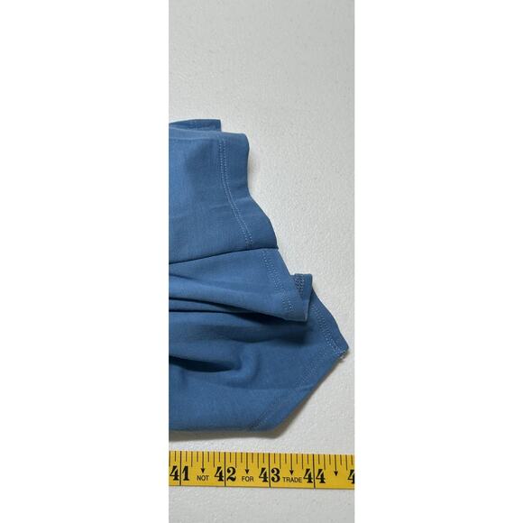 Betabrand Dress Womens Medium Blue Quiet Harbor Twist Knot Jersey Sheath Office - Picture 10 of 10